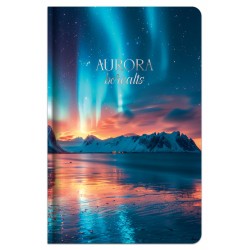 Užrašų knygutė A6 96lap. 70g AURORA lang.
