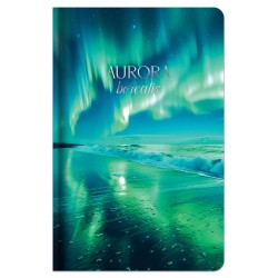 Užrašų knygutė A6 96lap. 70g AURORA lang.