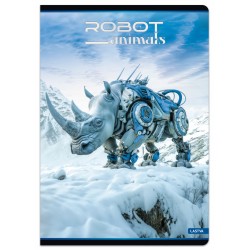 Sąsiuvinis A5 52lap. 80g ROBOT ANIMALS linija
