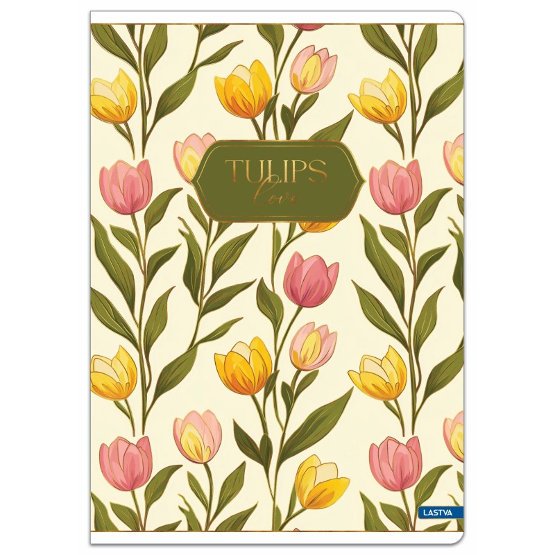Sąsiuvinis A4 52lap. 80g TULIPS linija