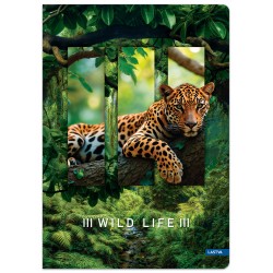 Knyga A5 96lap. 70g WILD LIFE linija