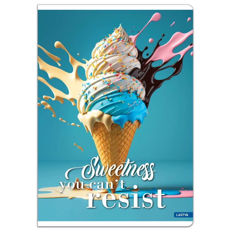 Sąsiuvinis A4 52lap. 70g ICE CREAM linija