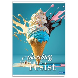 Sąsiuvinis A4 52lap. 70g ICE CREAM lang.
