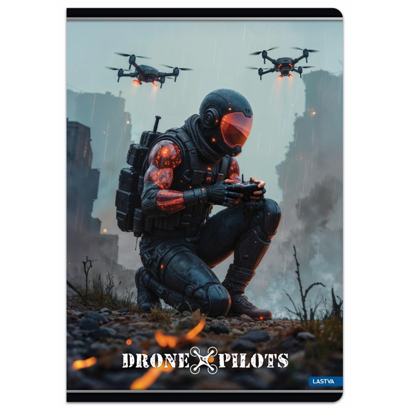 Sąsiuvinis A5 52lap. 80g DRONE linija