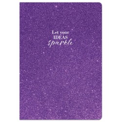 Sąsiuvinis A4 52lap. 80g SPARKLE lang.