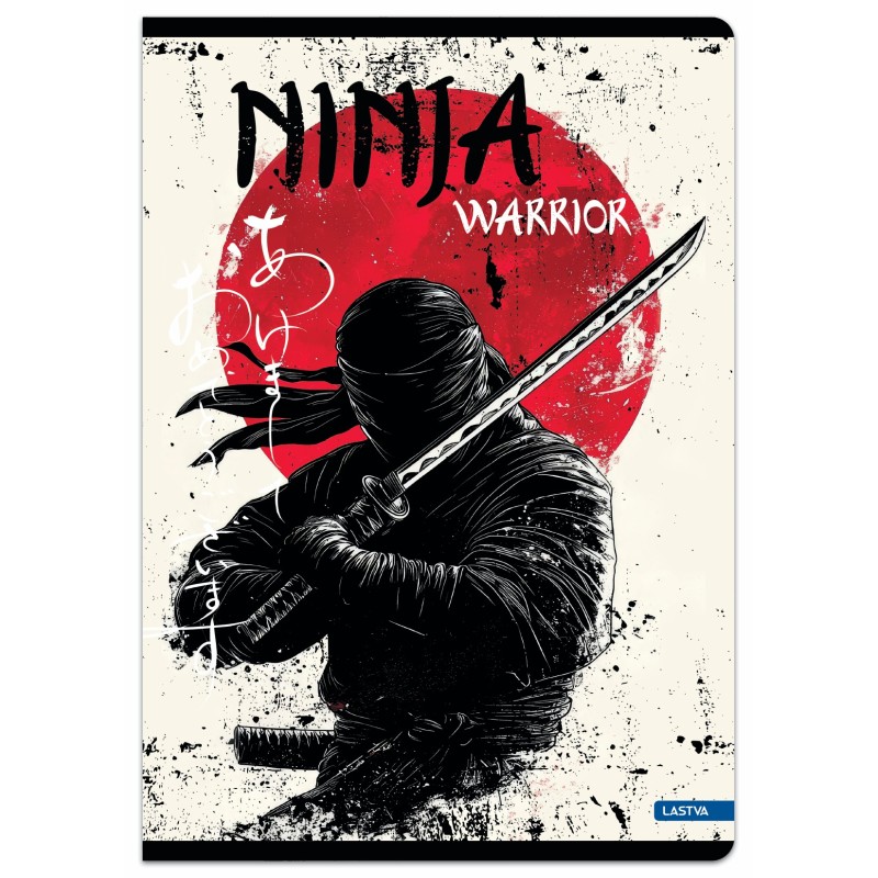 Sąsiuvinis A5 52lap. 80g NINJA WARRIOR lang.