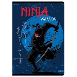 Sąsiuvinis A5 52lap. 80g NINJA WARRIOR lang.