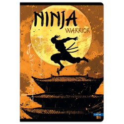 Sąsiuvinis A5 52lap. 80g NINJA WARRIOR lang.