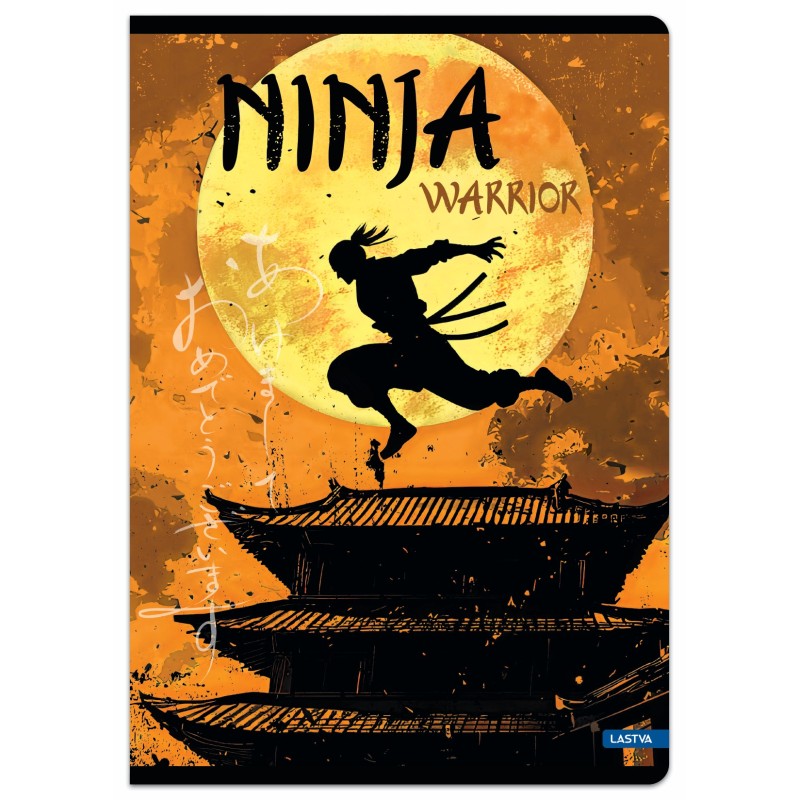 Sąsiuvinis A5 52lap. 80g NINJA WARRIOR lang.