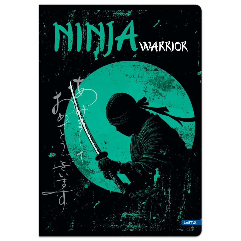Sąsiuvinis A4 52lap. 80g NINJA WARRIOR lang.