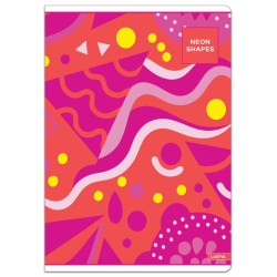 Sąsiuvinis A5 52lap. 80g NEON SHAPES linija