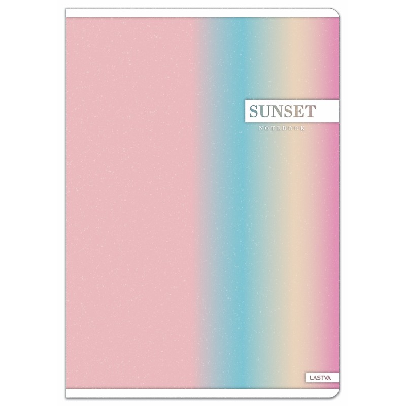 Sąsiuvinis A4 52lap 80g linija SUNSET