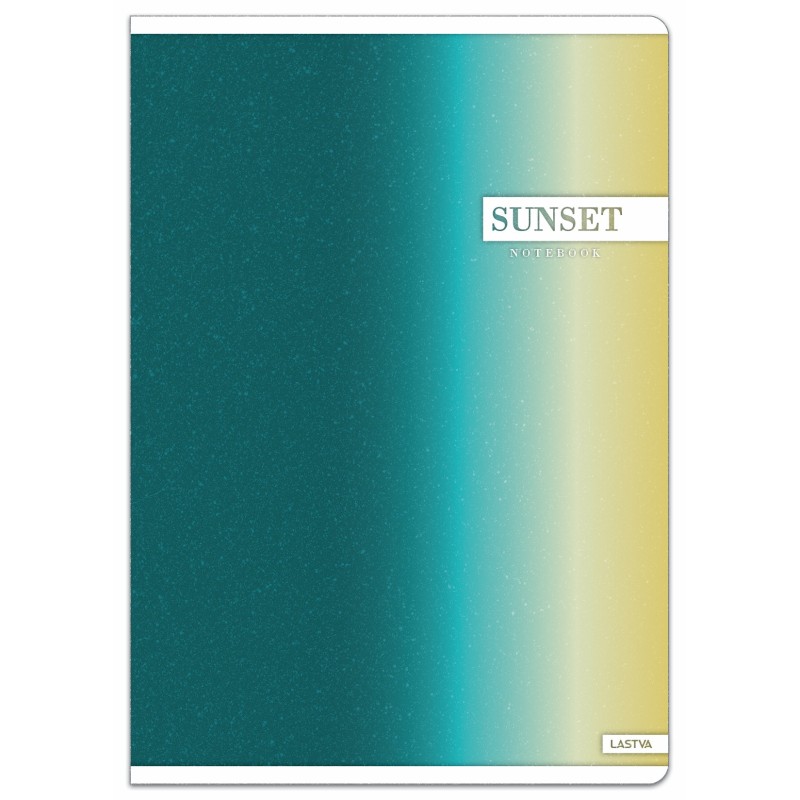 Sąsiuvinis A4 52lap 80g linija SUNSET