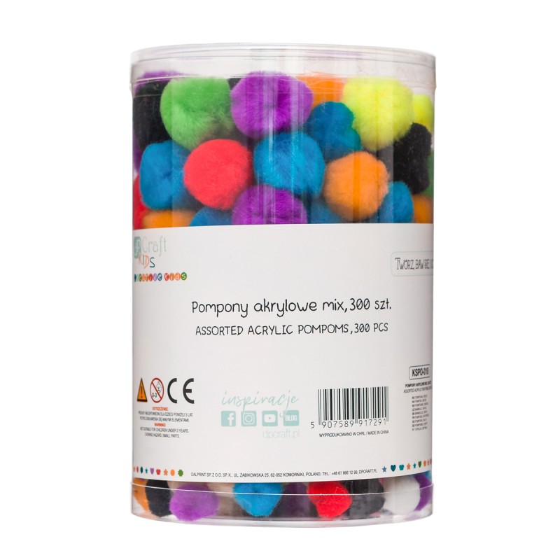 Burbuliukai akriliniai MIX 300vnt.