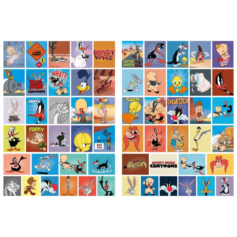 Knygutė spalvinimui su lipdukais LOONEY TUNES: Juokingas zuikis Warner Bros