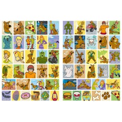 Knygutė spalvinimui su lipdukais SCOOBY- DOO Warner Bros