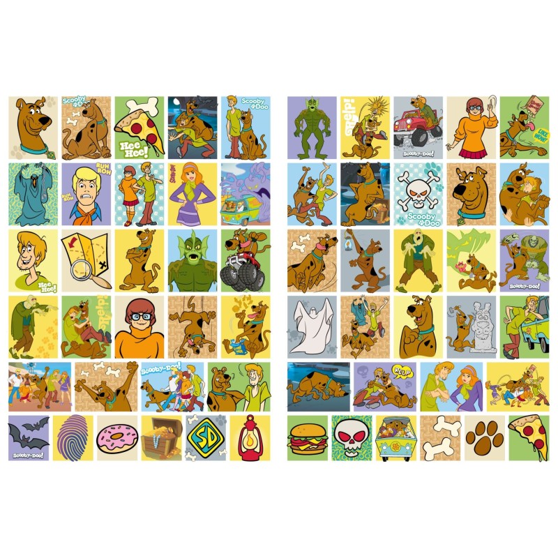 Knygutė spalvinimui su lipdukais SCOOBY- DOO Warner Bros