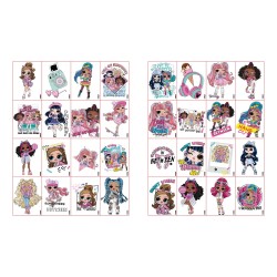Knygutė spalvinimui su lipdukais SKATE DANCE 3 TWEENS 4-8