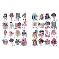 Knygutė spalvinimui su lipdukais TWEENS CHERRY 4-8