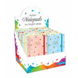 Užrašų knygutė A6 96lap. 70g PASTEL FRUITS lang.