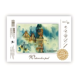 Akvarelės sąsiuvinis Gold A3 10l (200gsm)
