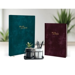 Darbo knyga be datų B5 80 g VELOUR linija