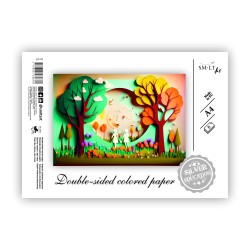 Spalvotas popierius A4/8 l,...
