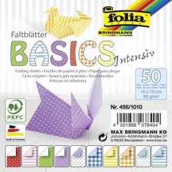 Origami 10x10/50l Folia Basic
